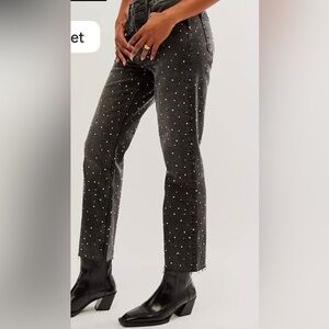 NWT Driftwood, Stylish Black Studded Jeans size 29